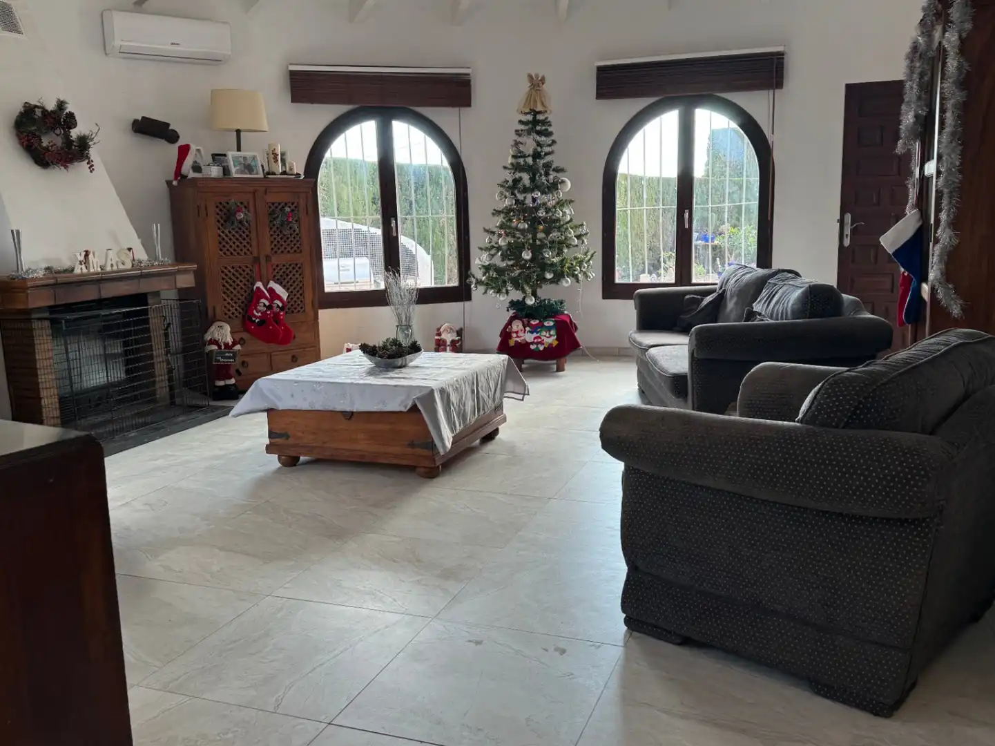 Sala de estar de Casa o chalet en venta en Benissa con Aire acondicionado, Terraza y Piscina