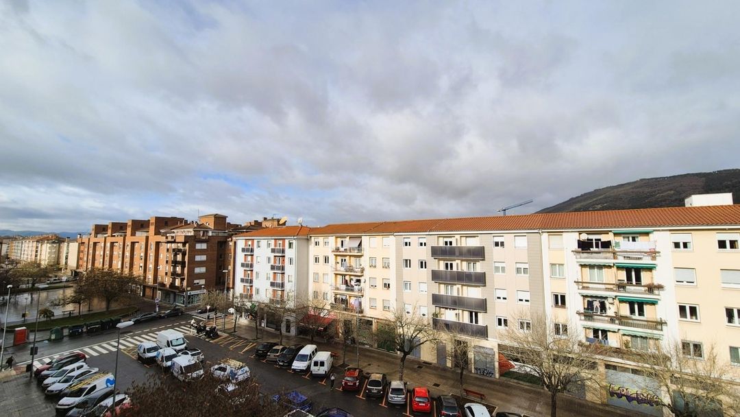 Exterior view of Flat for sale in  Pamplona / Iruña  with Heating, Terrace and Furnished