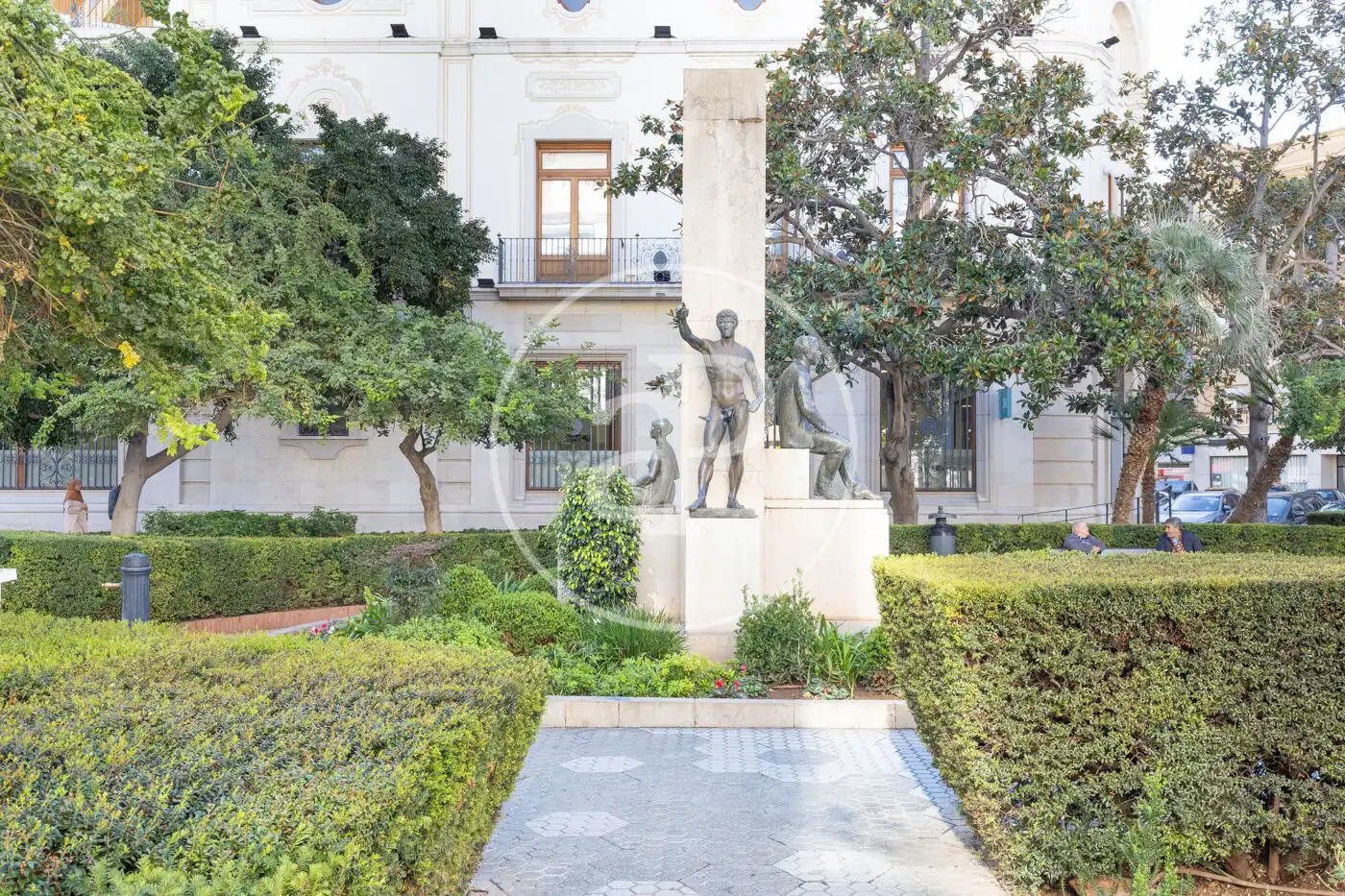 Garden of Flat for sale in Burriana / Borriana  with Air Conditioner, Heating and Terrace