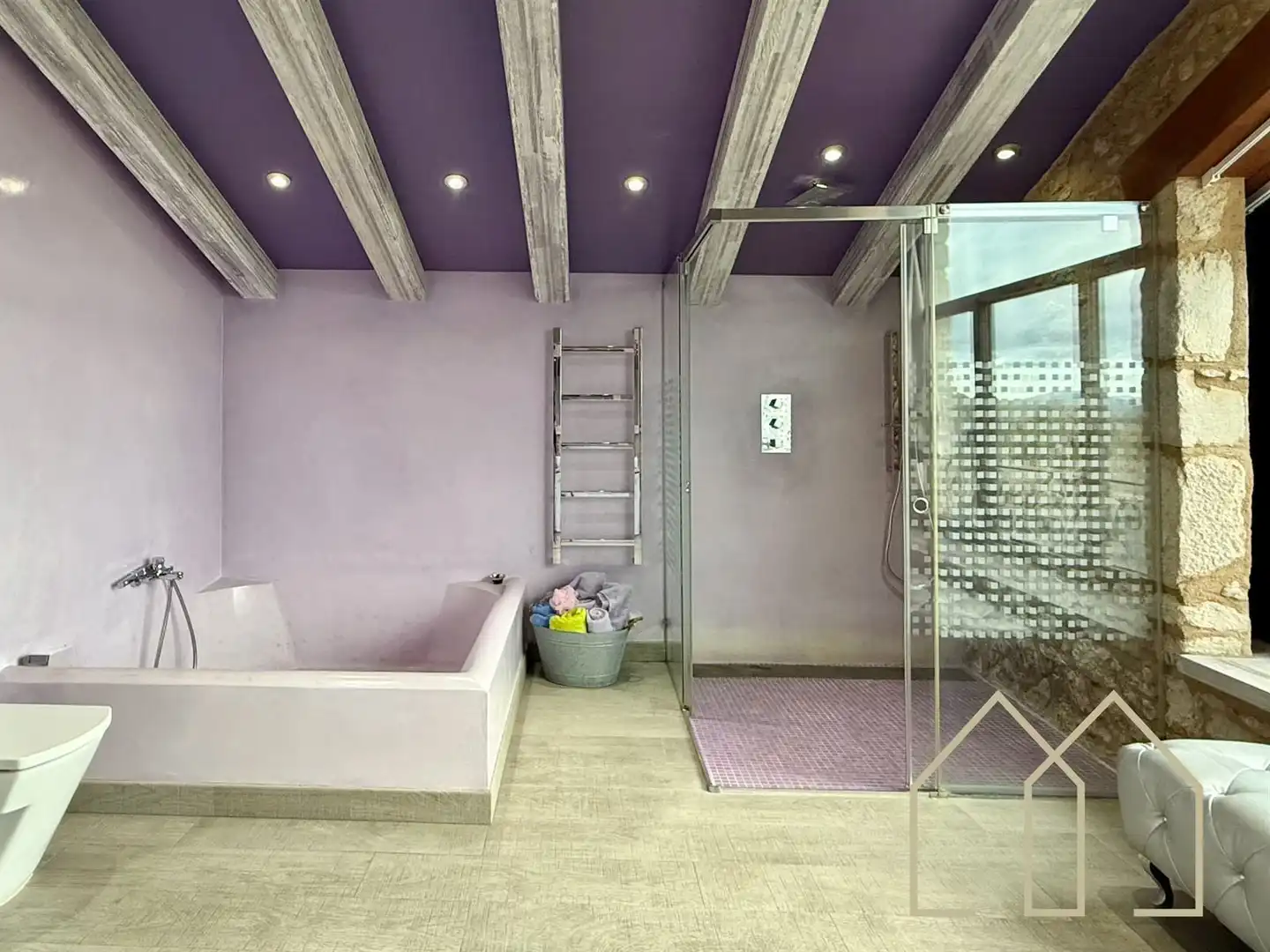 Baño de Casa o chalet en venta en Sant Joan de Mollet con Aire acondicionado, Calefacción y Jardín privado