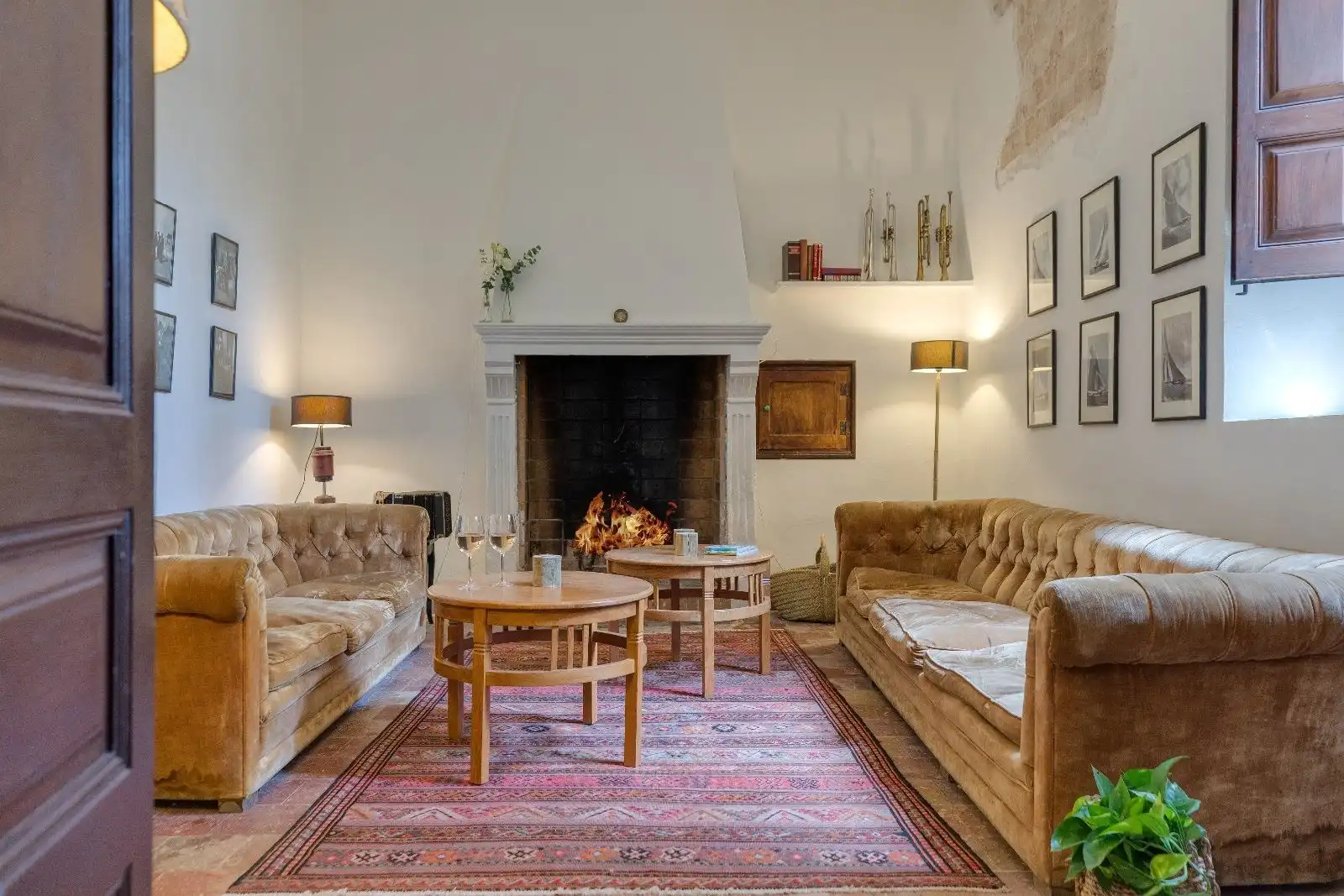 Wohnzimmer von Gebäude zur Miete in Bordils, Girona
