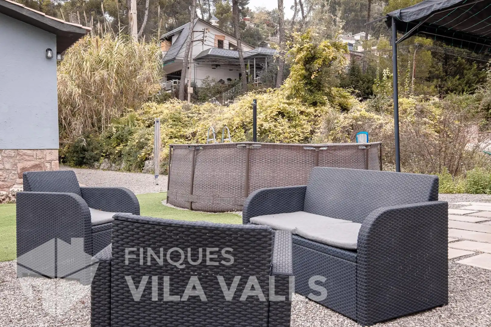 Terrassa de Casa o xalet en venda en Bigues i Riells del Fai amb Jardí privat, Terrassa i Traster