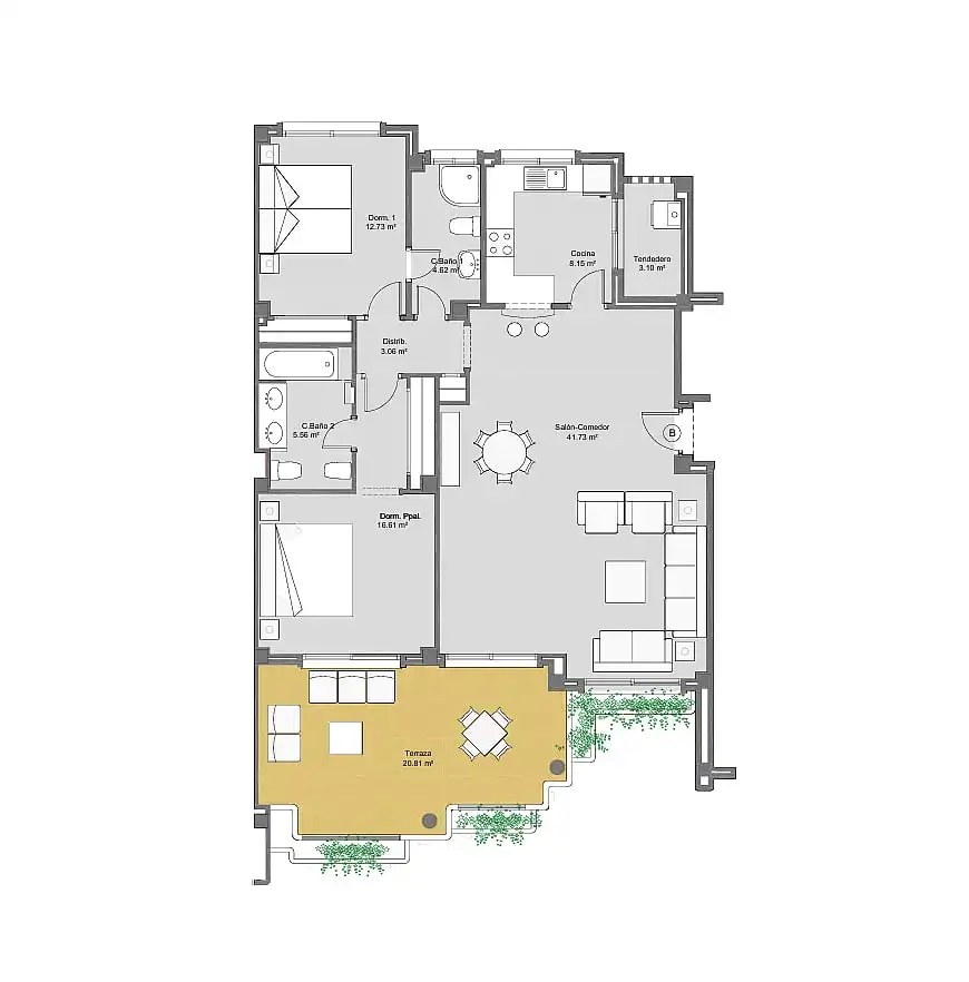 Apartment with terrace for sale in Orihuela Costa, imagen 15