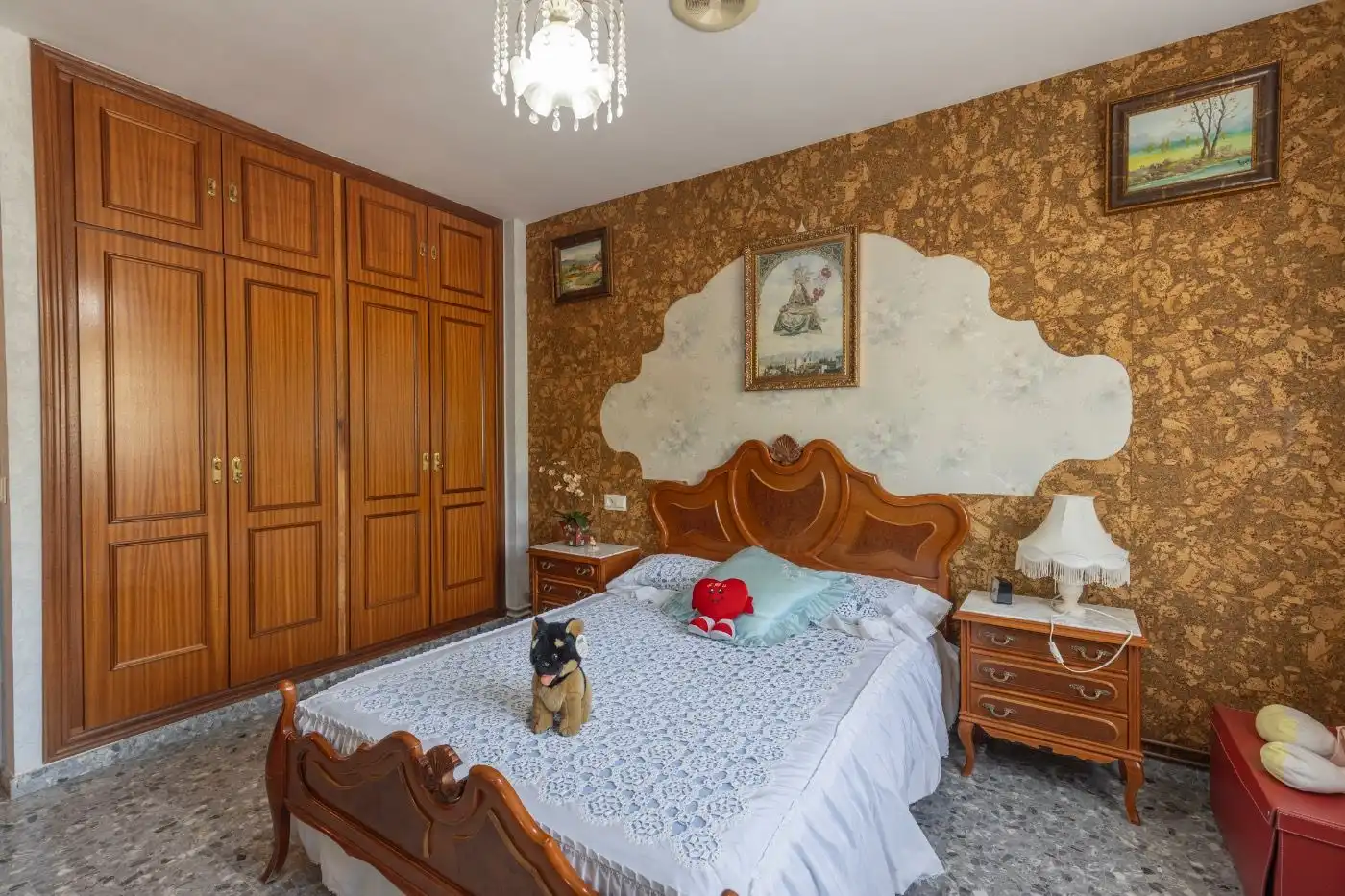 Schlafzimmer von Haus oder Chalet zum Verkauf in Víznar mit Klimaanlage, Heizung und Privatgarten