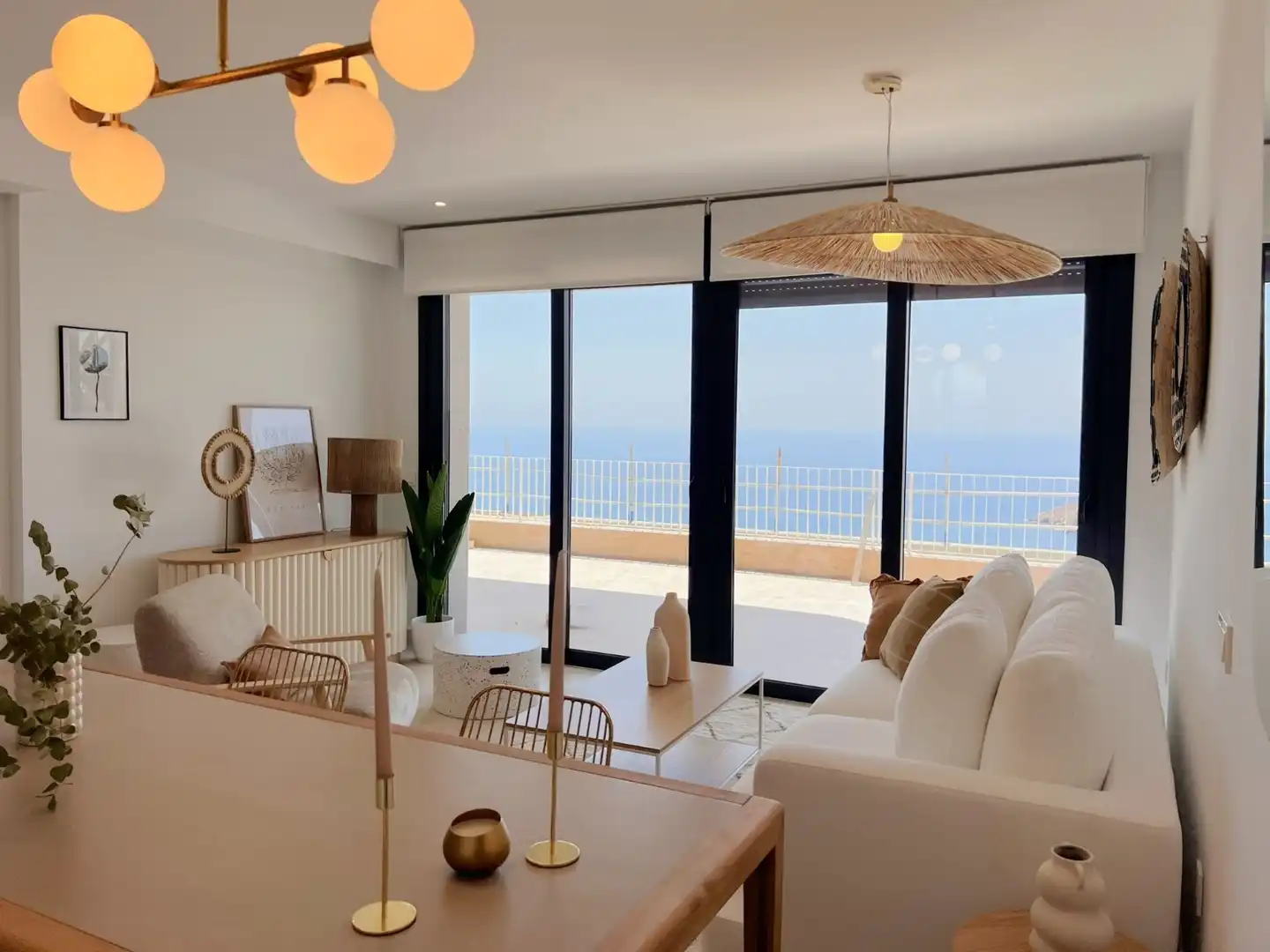 Sala de estar de Apartamento en venta en Águilas con Aire acondicionado, Terraza y Trastero