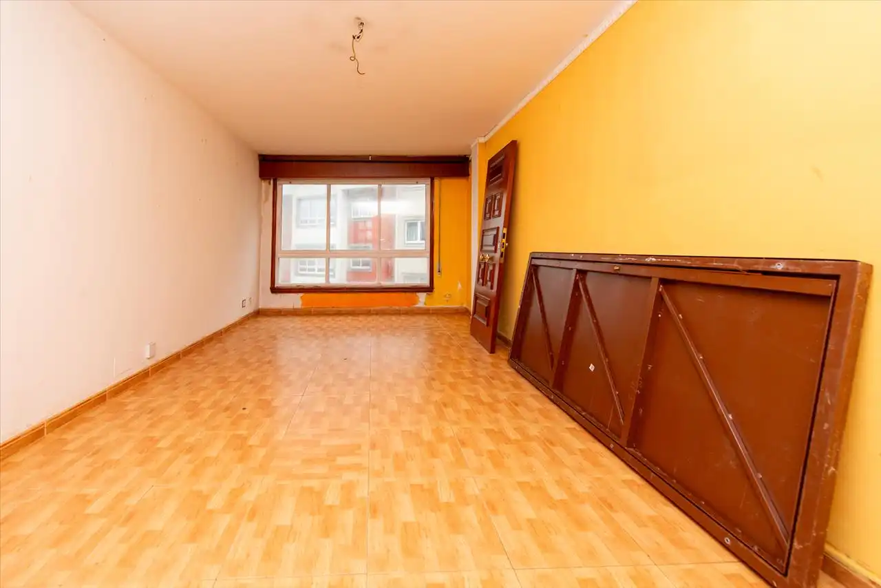 Sala de estar de Piso en venta en A Coruña Capital  con Terraza