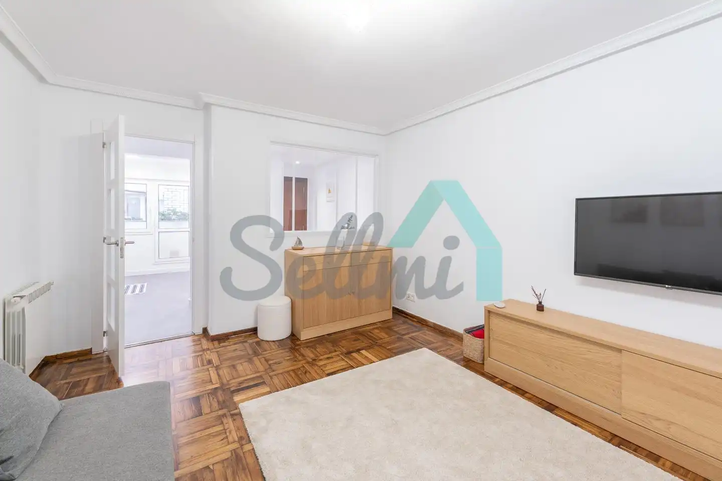 Schlafzimmer von Wohnung zur Miete in Oviedo  mit Heizung, Parkett und Terrasse