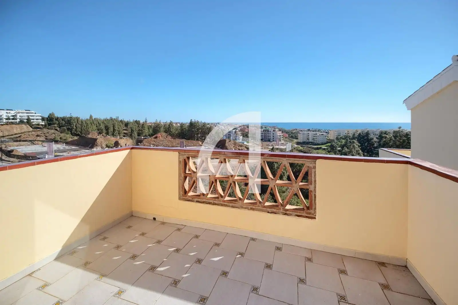 Terraza de Casa adosada de alquiler en Mijas con Aire acondicionado, Calefacción y Terraza
