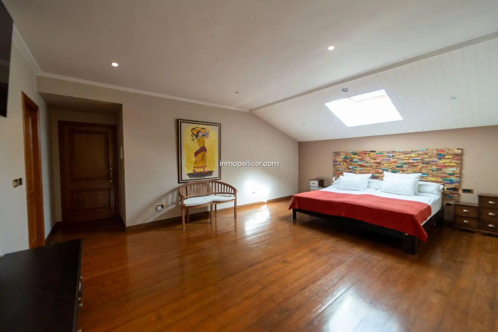 Schlafzimmer von Haus oder Chalet zum Verkauf in L'Alfàs del Pi mit Klimaanlage, Heizung und Privatgarten