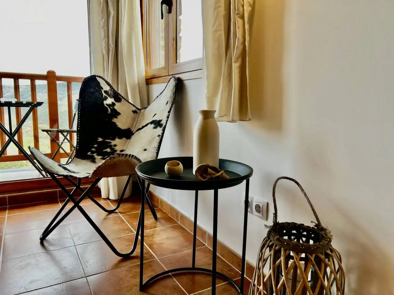 Terraza de Apartamento de alquiler en Alp con Calefacción, Terraza y Amueblado