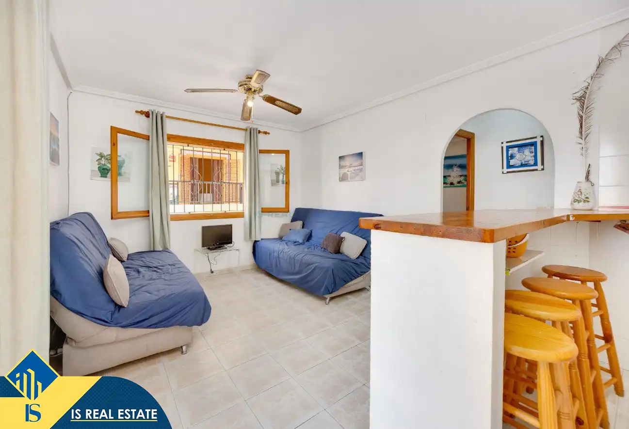 Living room of Apartments for sale in Torrevieja  with Heating, Terrace and Furnished