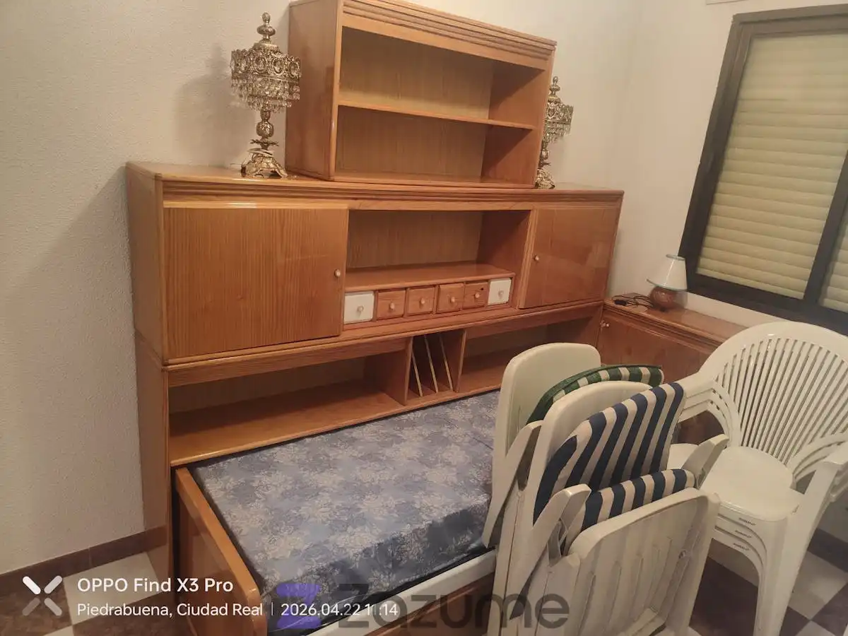 Bedroom of Houses for rent in Piedrabuena  with Heating, Terrace and Furnished