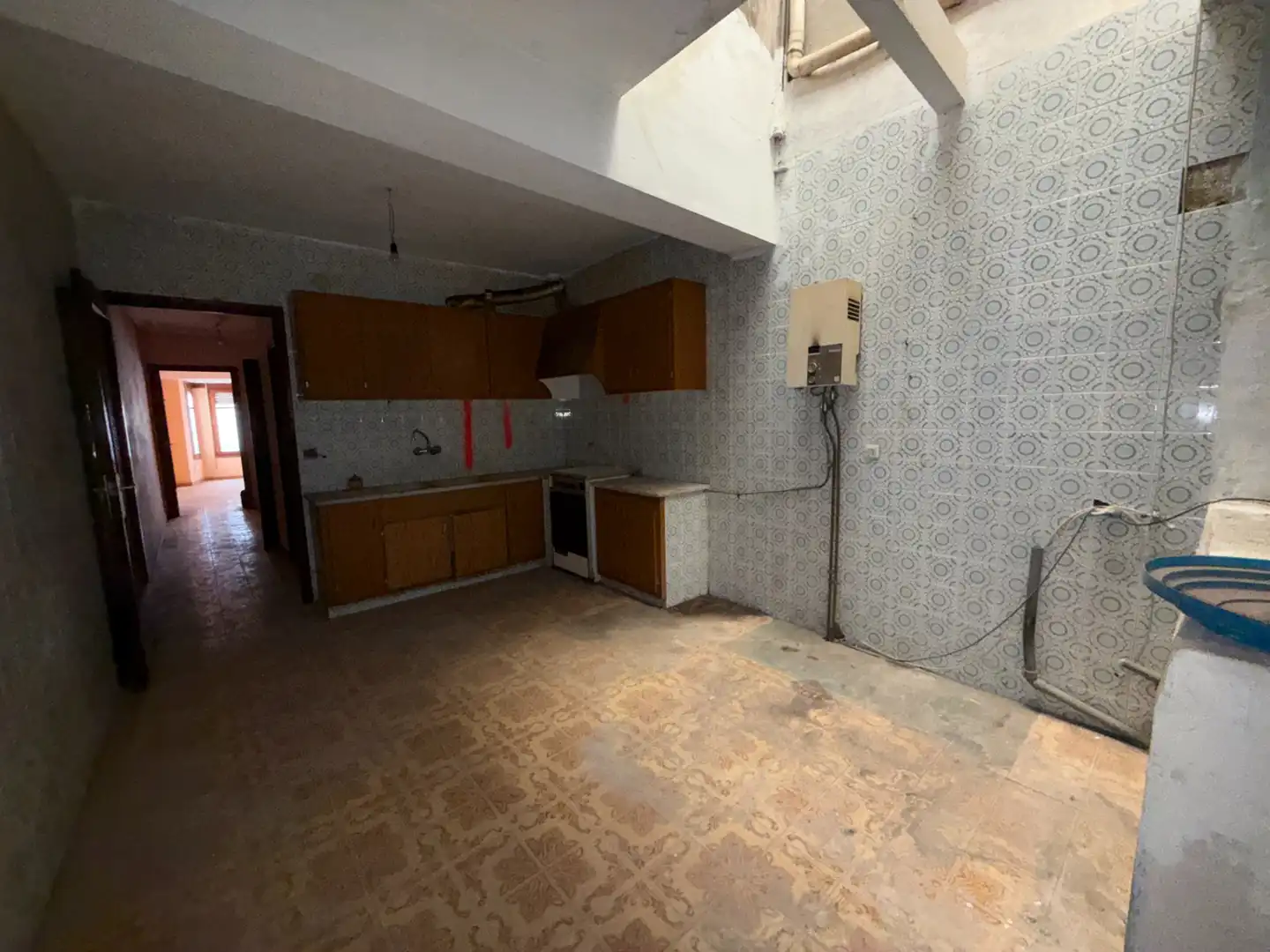 Cuina de Casa adosada en venda en Castellón de la Plana / Castelló de la Plana amb Terrassa i Traster