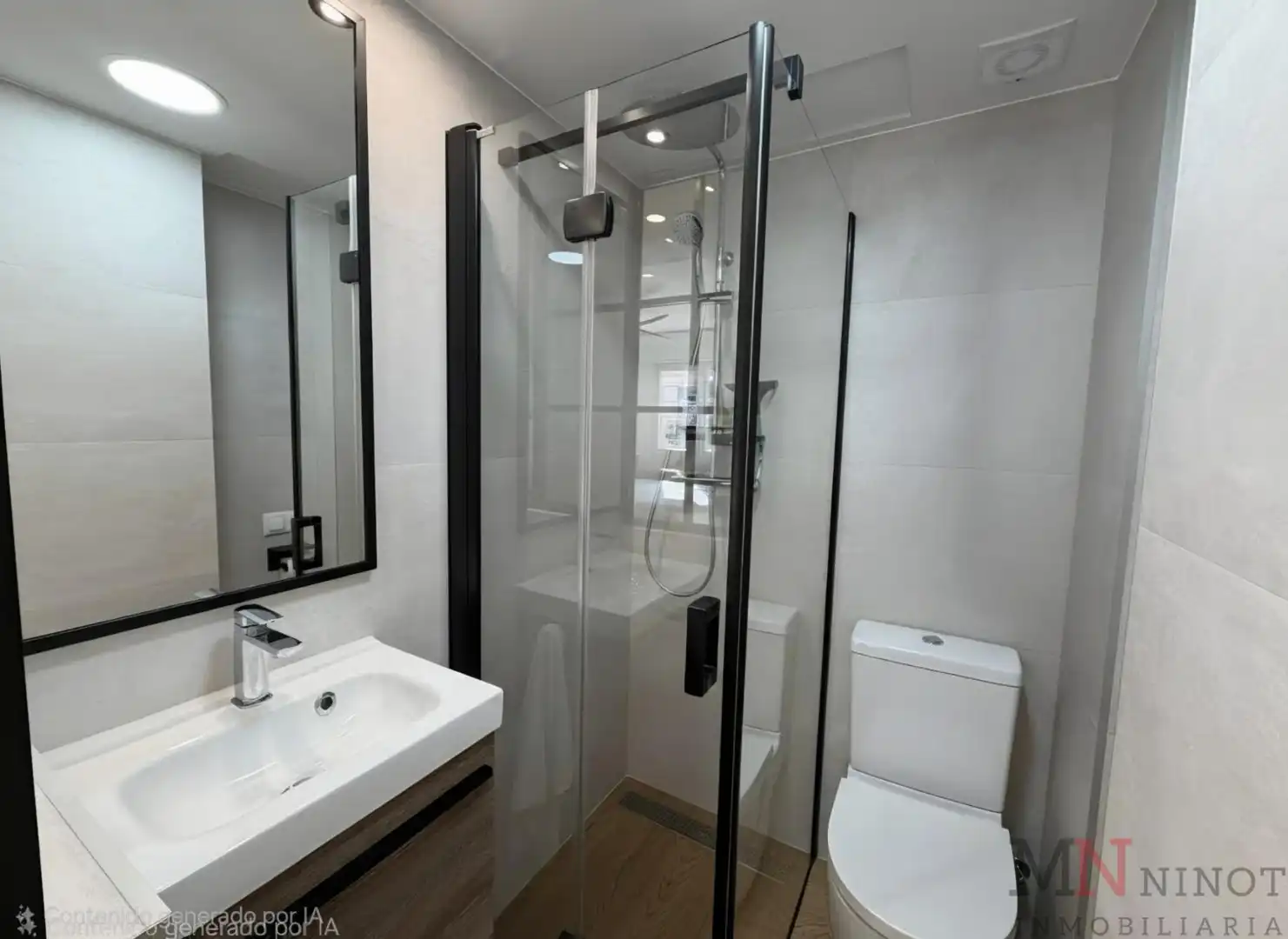 Bathroom of Apartments for sale in Benicasim / Benicàssim  with Air Conditioner and Community pool