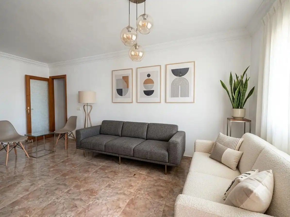 Sala d'estar de Pis en venda en Alcúdia amb Aire condicionat i Terrassa