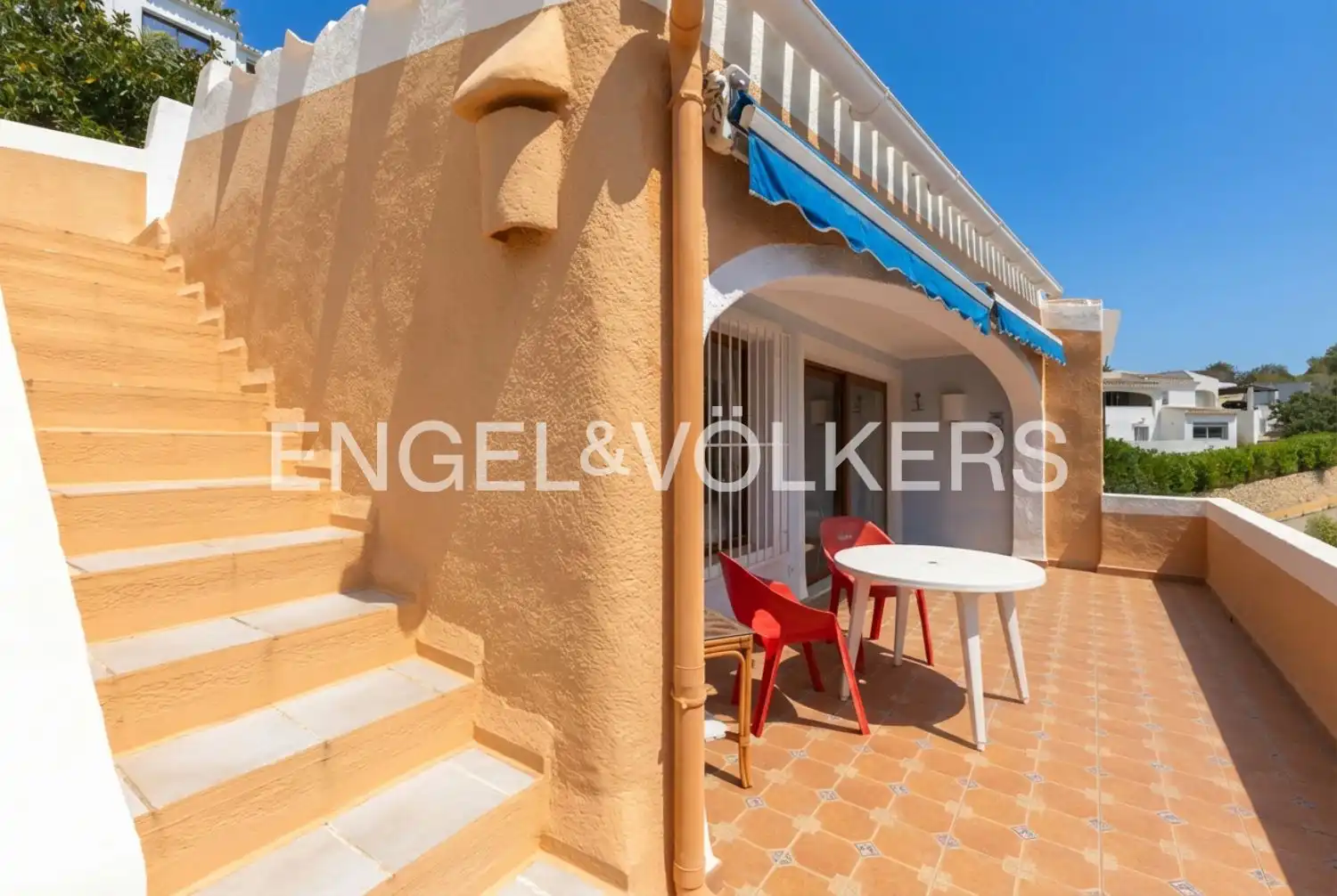 Balcony of Houses for sale in Jávea / Xàbia  with Air Conditioner, Heating and Private garden