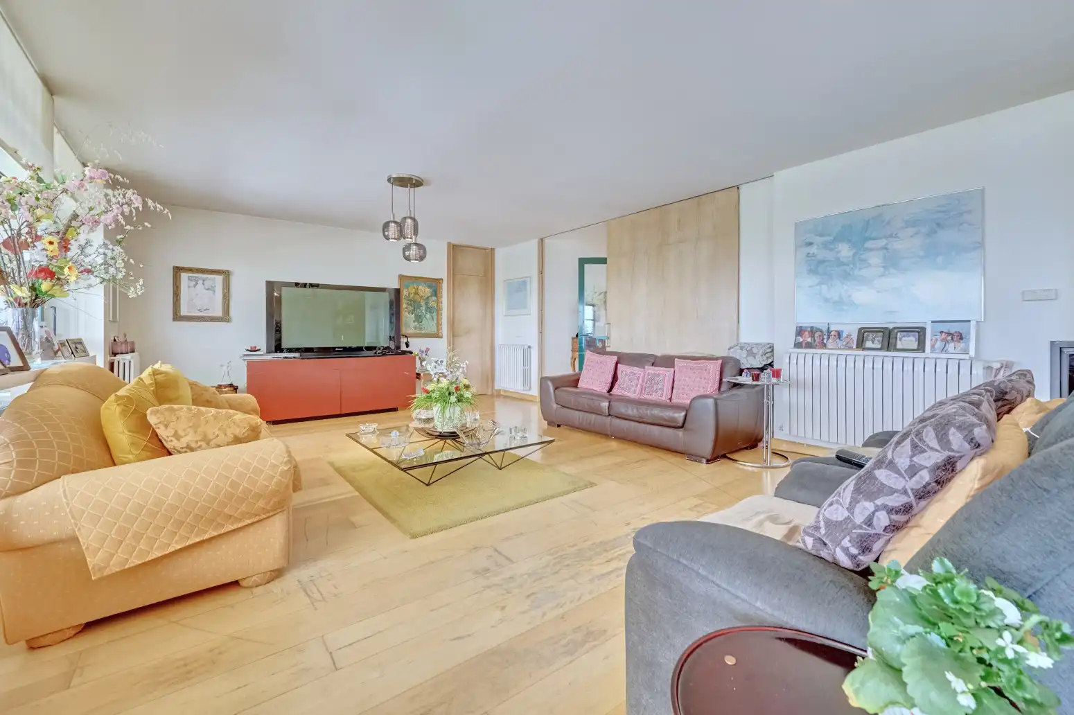 Sala de estar de Casa o chalet en venta en Valle de Egüés / Eguesibar con Jardín privado y Terraza