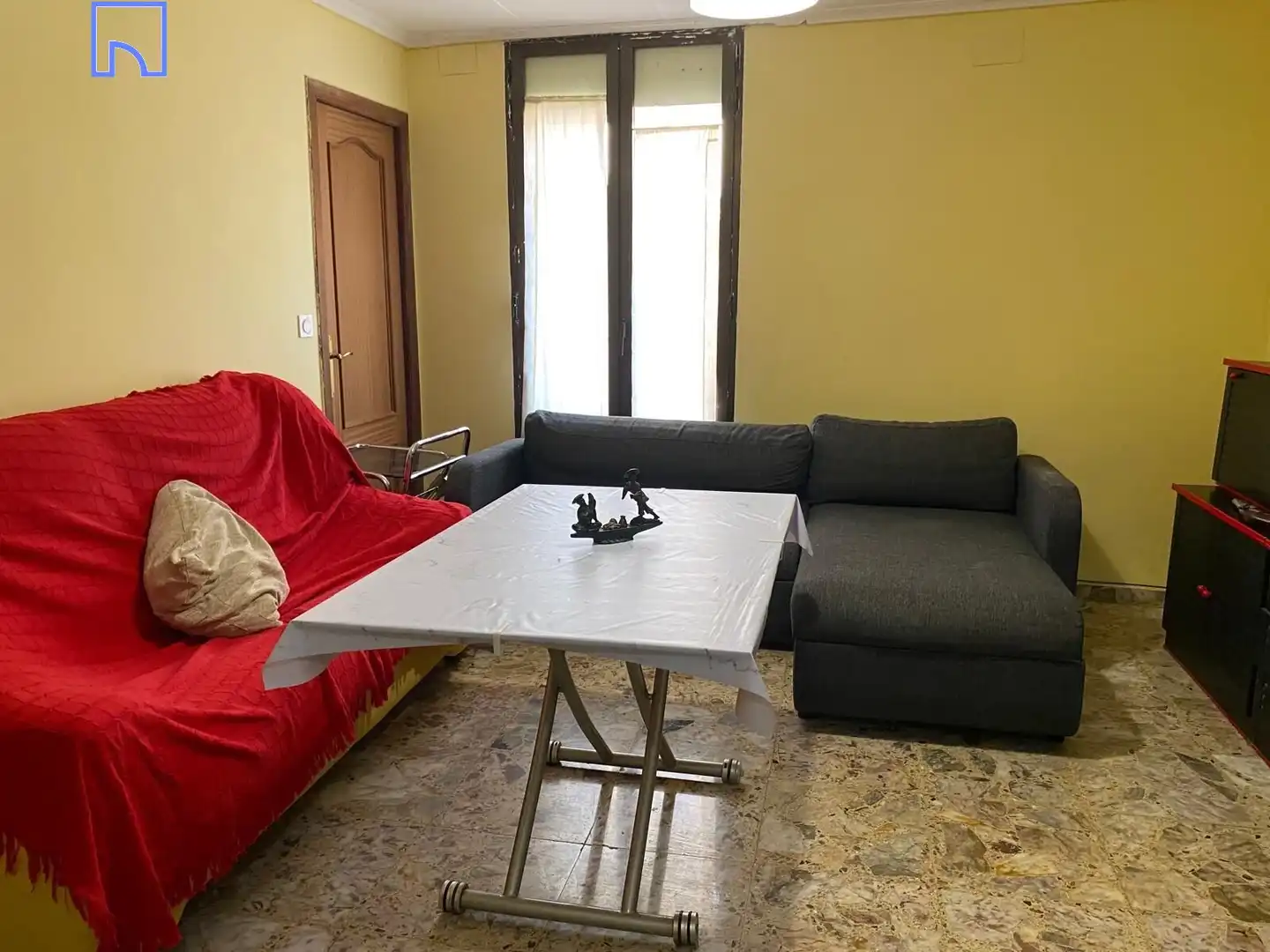 Sala d'estar de Casa o xalet en venda en Ablitas amb Calefacció i Balcó
