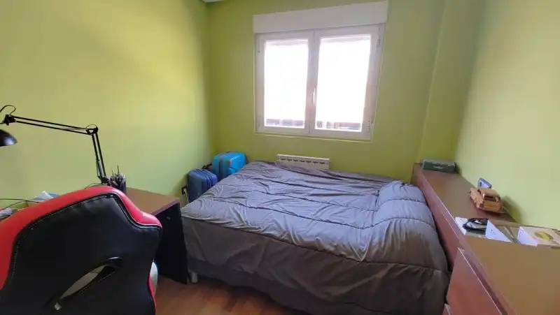 Schlafzimmer von Wohnung zum Verkauf in San Andrés del Rabanedo mit Heizung, Privatgarten und Parkett
