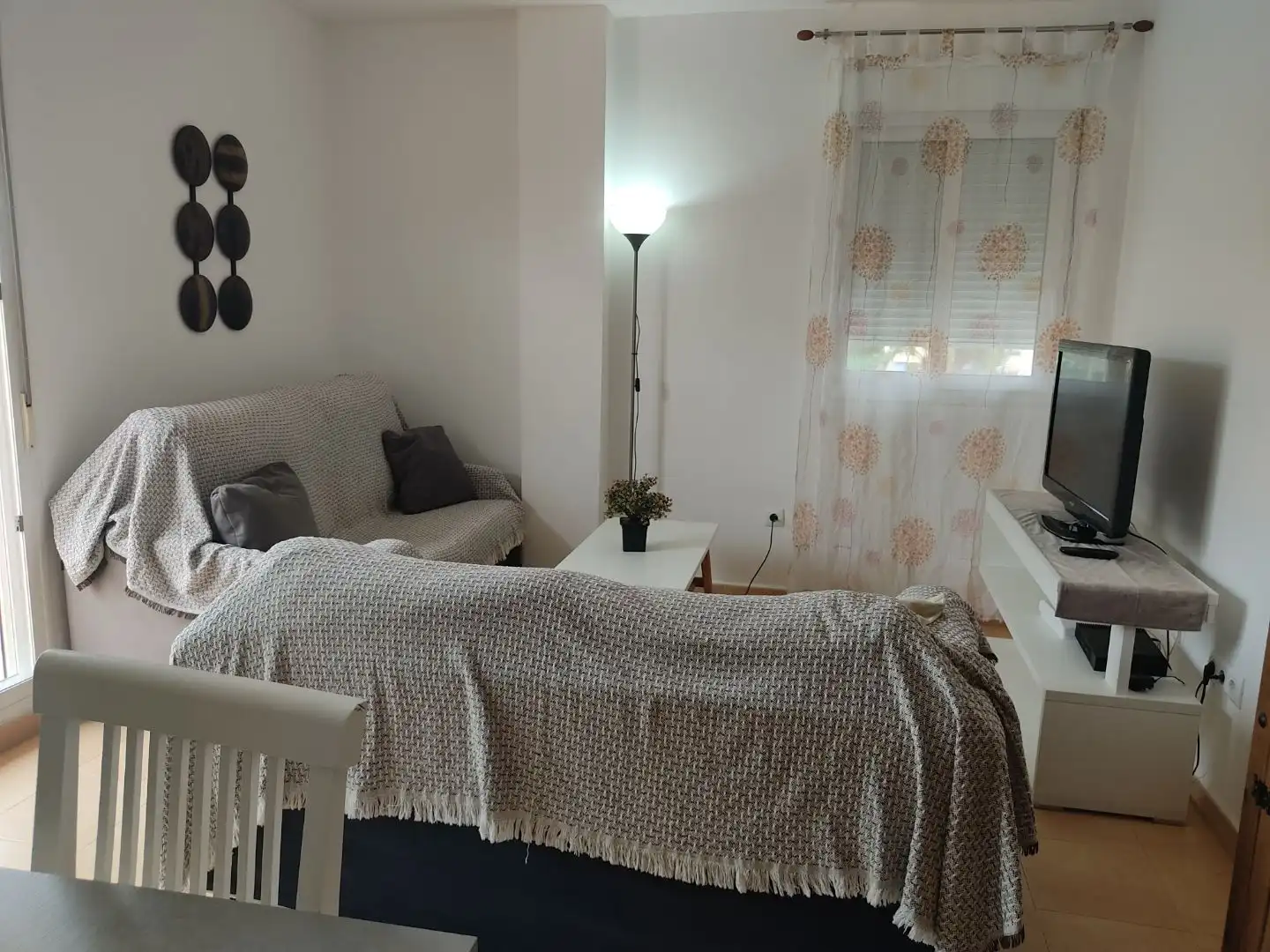 Habitación de Apartamento de alquiler en El Ejido con Aire acondicionado, Calefacción y Terraza