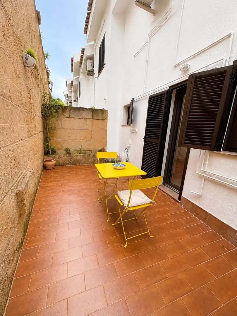 Terrasse von Einfamilien-Reihenhaus zur Miete in Calvià mit Klimaanlage, Terrasse und Abstellraum