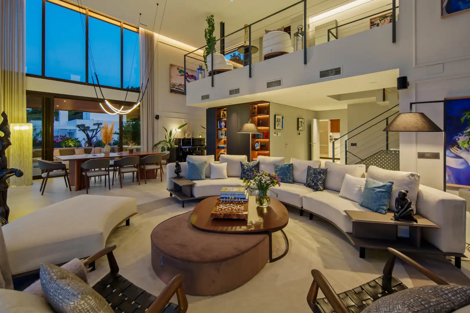 Living room of Houses for sale in Marbella  with Air Conditioner, Private garden and Terrace