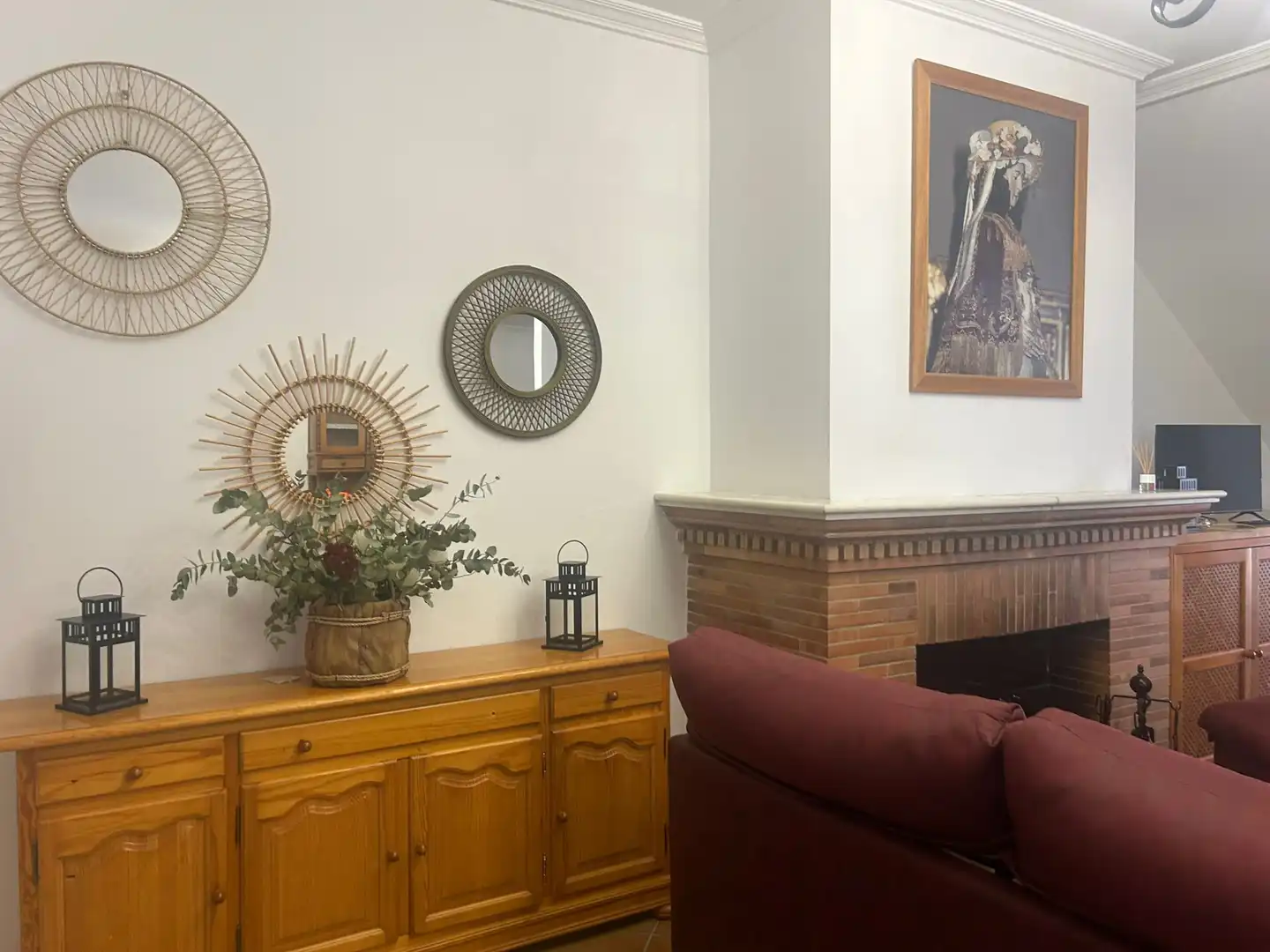 Sala de estar de Casa o chalet de alquiler en Almonte con Amueblado, Horno y Balcón