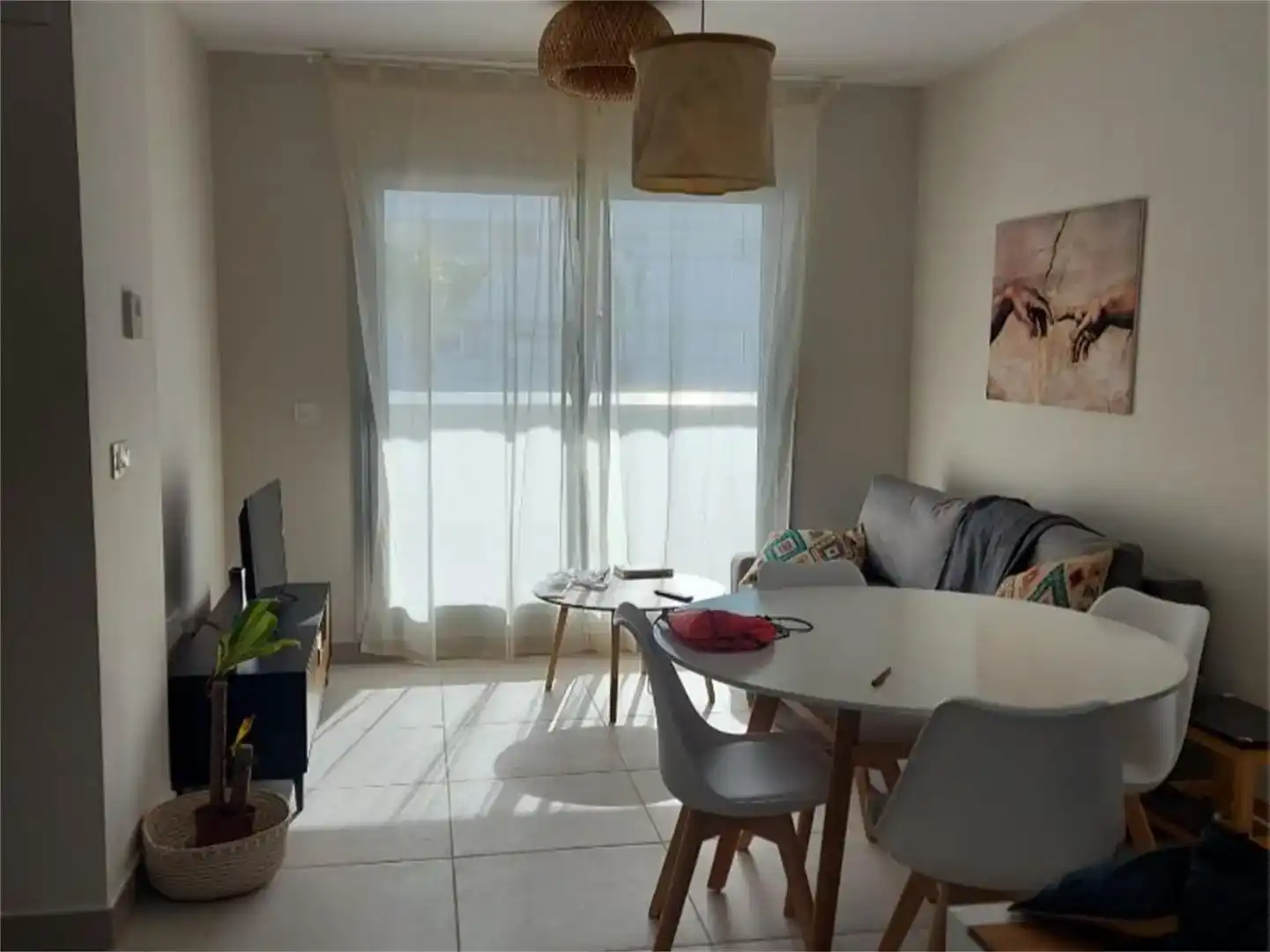 Living room of Apartments for rent in Rota  with Air Conditioner, Private garden and Swimming Pool