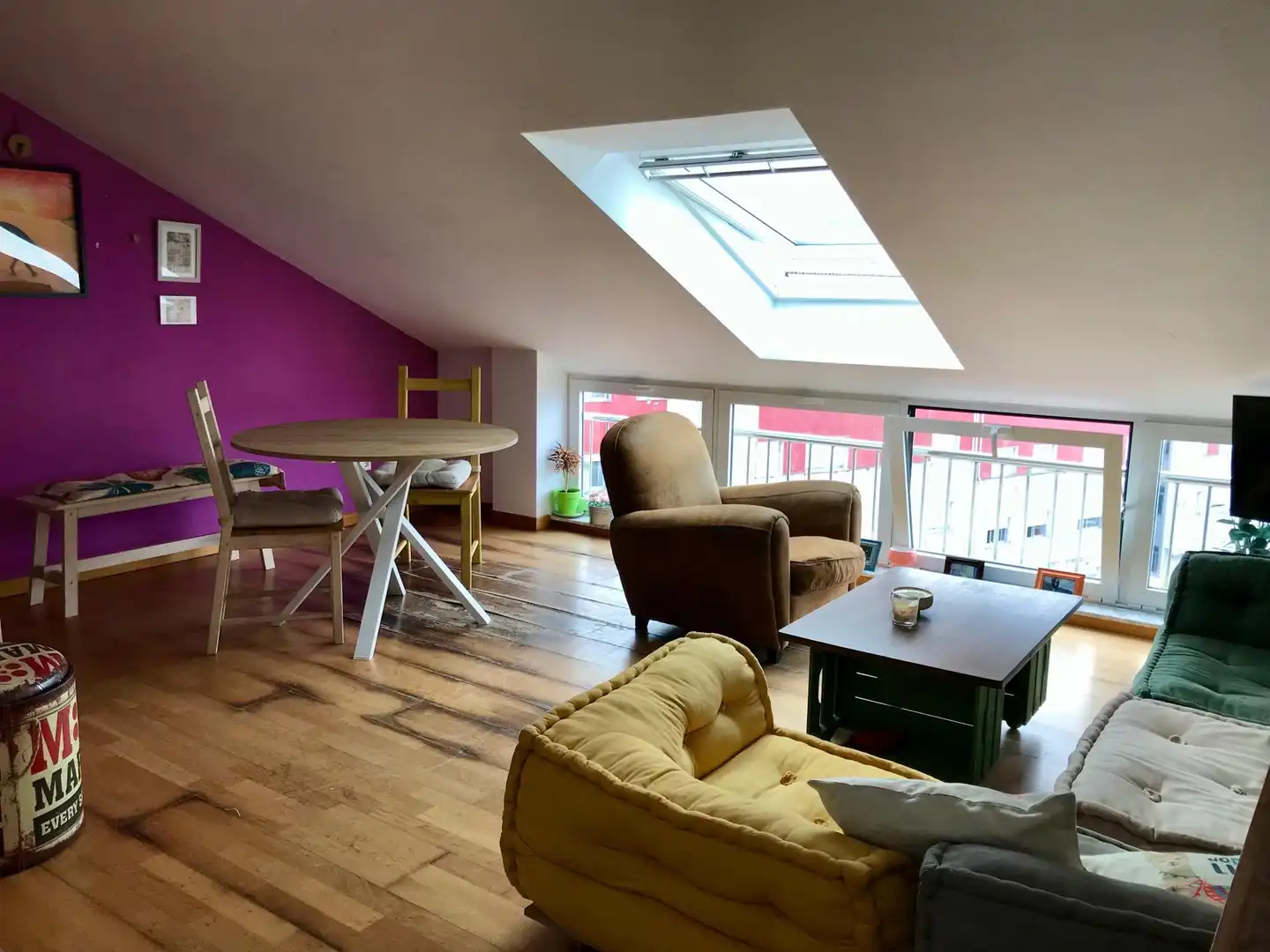 Living room of Attic for sale in Porto do Son  with Terrace and Furnished