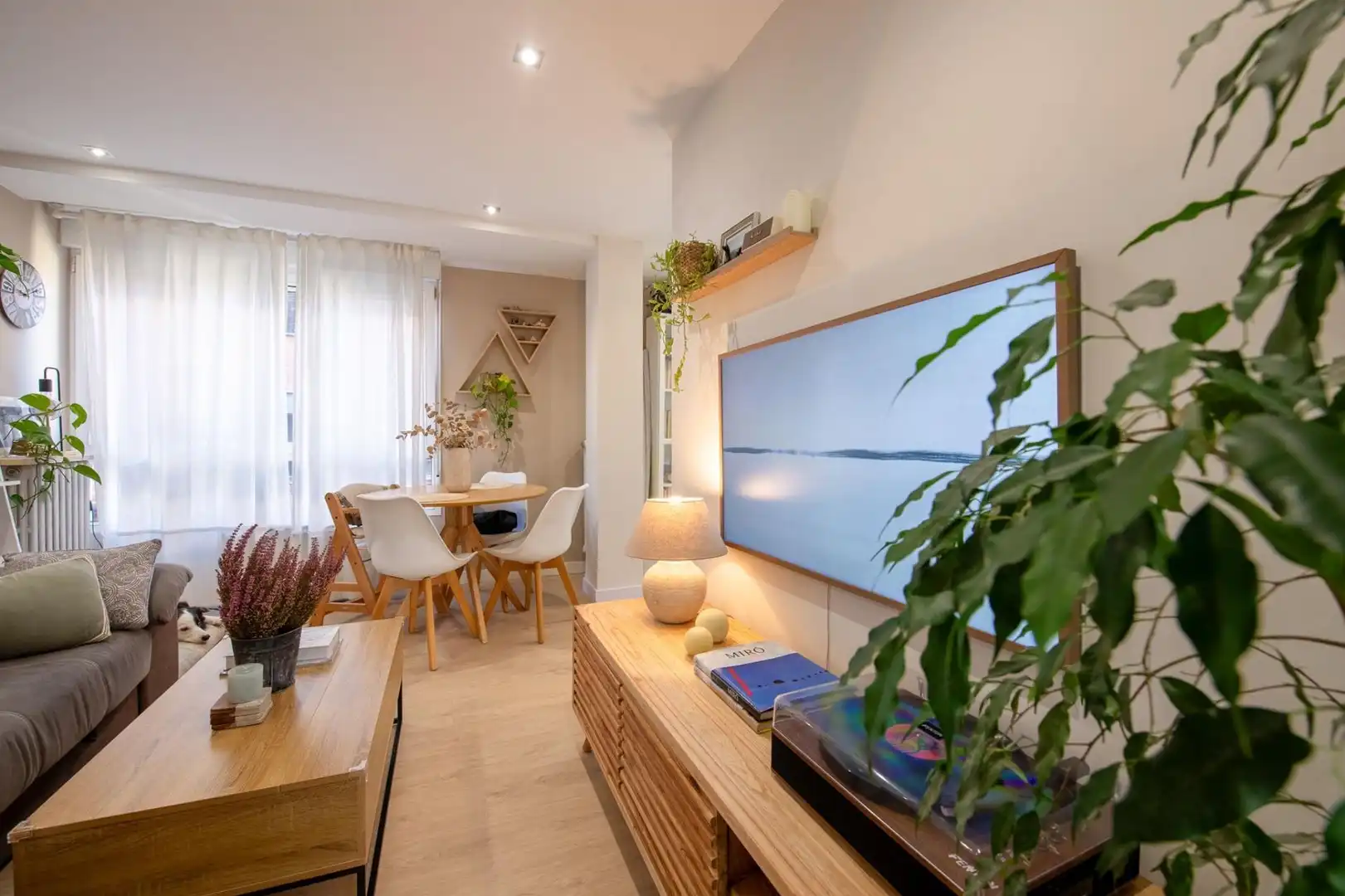 Sala de estar de Piso en venta en Oviedo  con Calefacción y Amueblado