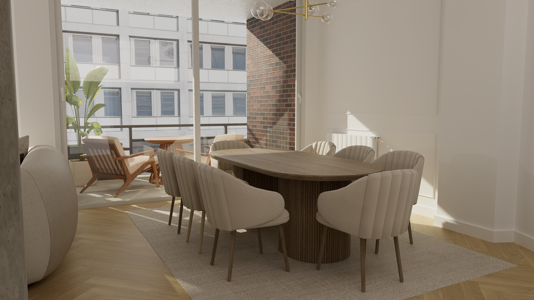 Dining room of Apartment for sale in  Madrid Capital  with Air Conditioner, Heating and Terrace