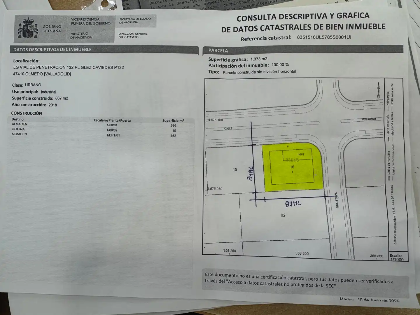 Nau industrial en venda a Lugar Vial de Penetracion 132, imagen 12