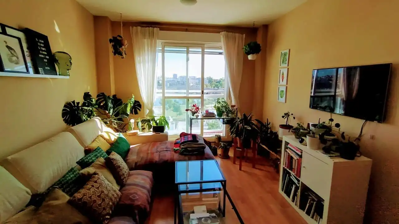 Wohnzimmer von Wohnung zur Miete in Badajoz mit Klimaanlage, Terrasse und Abstellraum