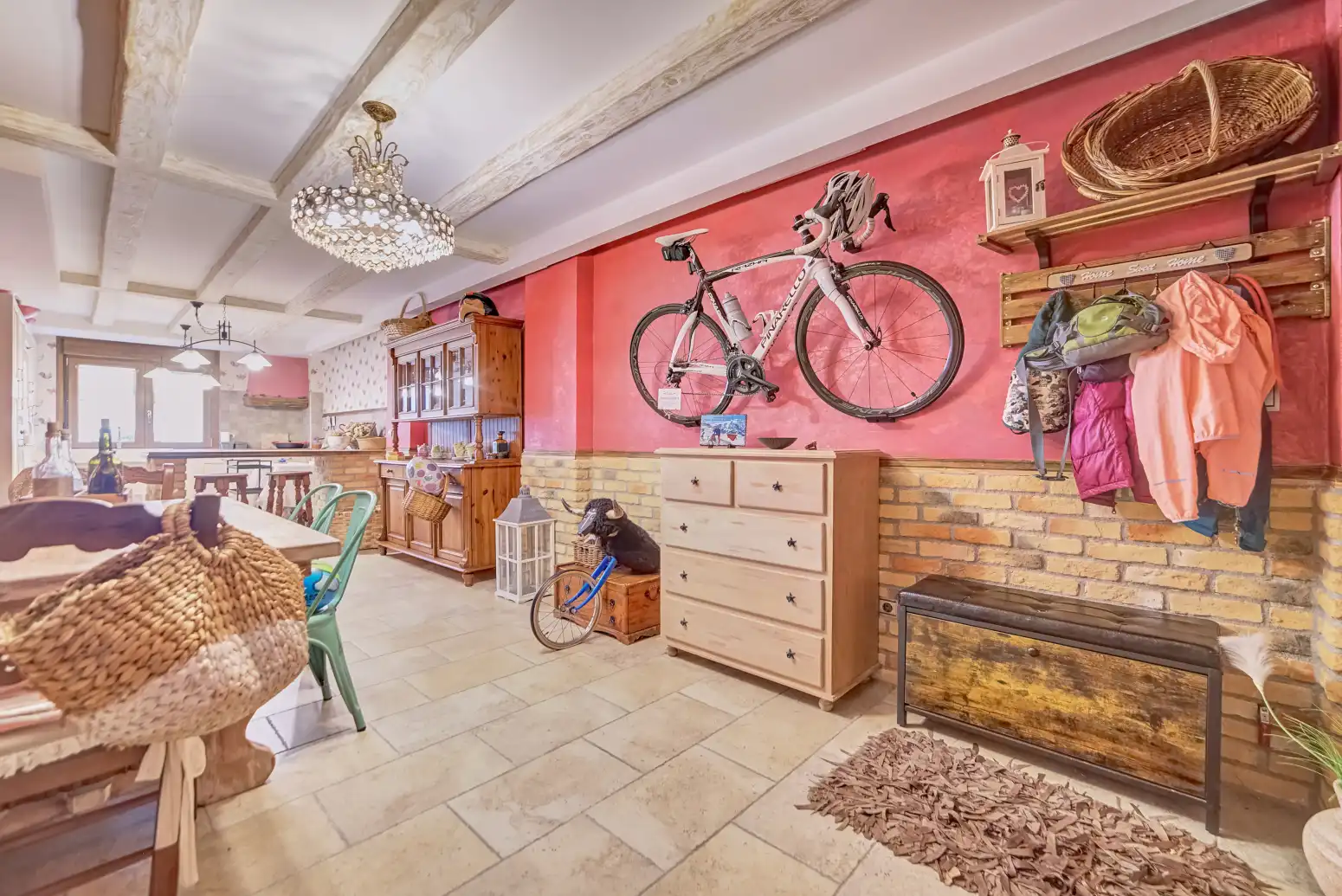 Comedor de Casa o chalet en venta en Orkoien con Calefacción, Parquet y Terraza
