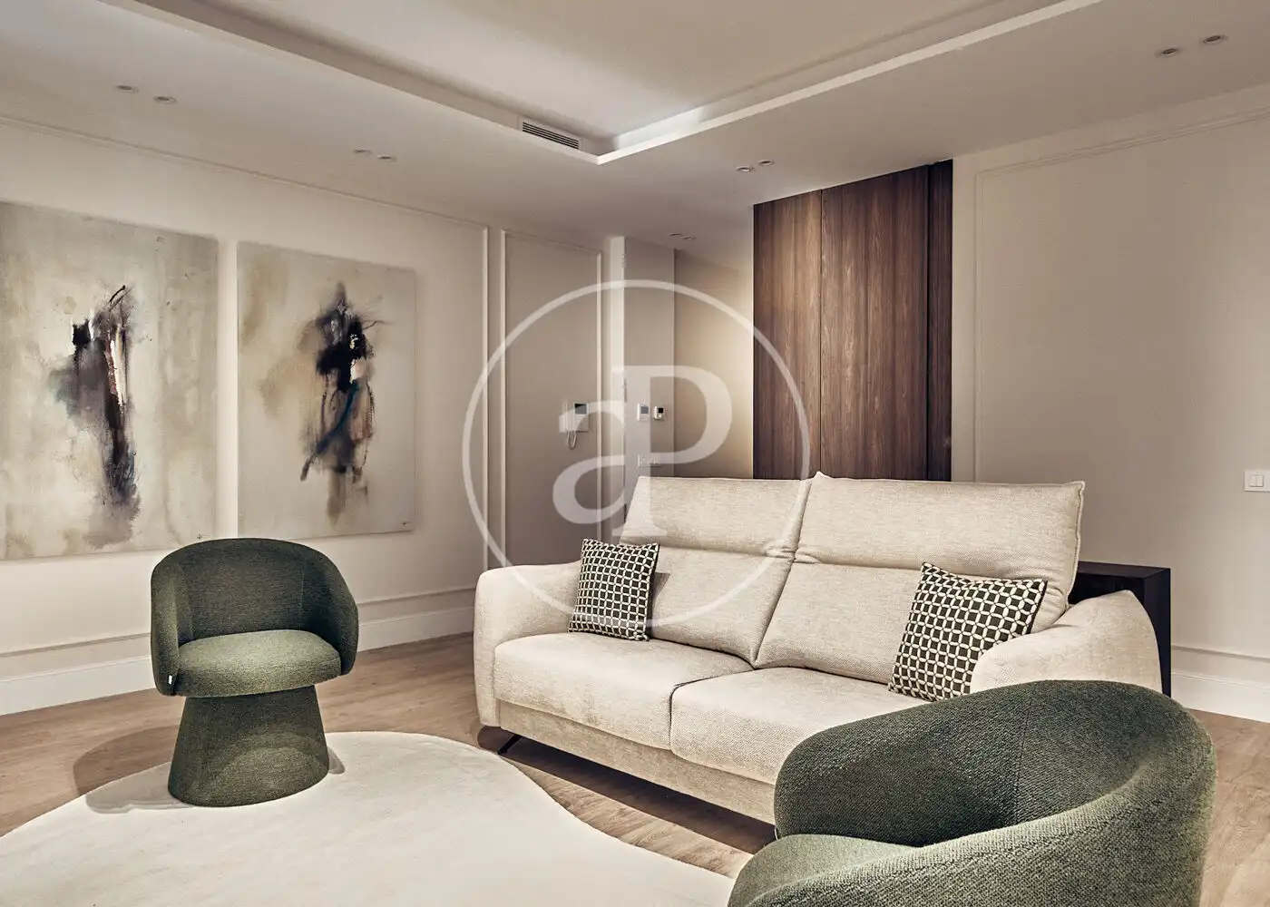 Sala de estar de Piso en venta en Madrid con Aire acondicionado, Calefacción y Amueblado