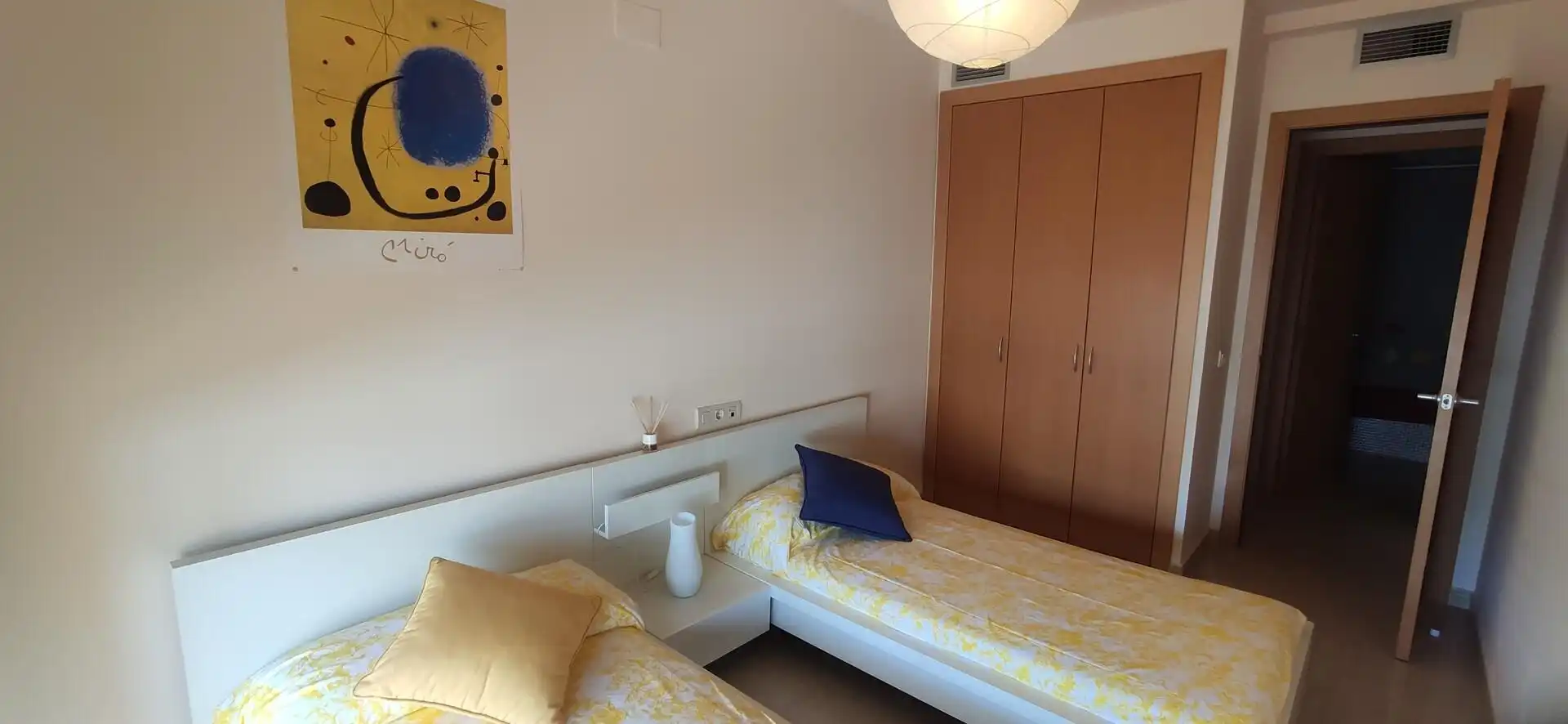 Bedroom of Flat for rent in La Ràpita  with Terrace and Furnished