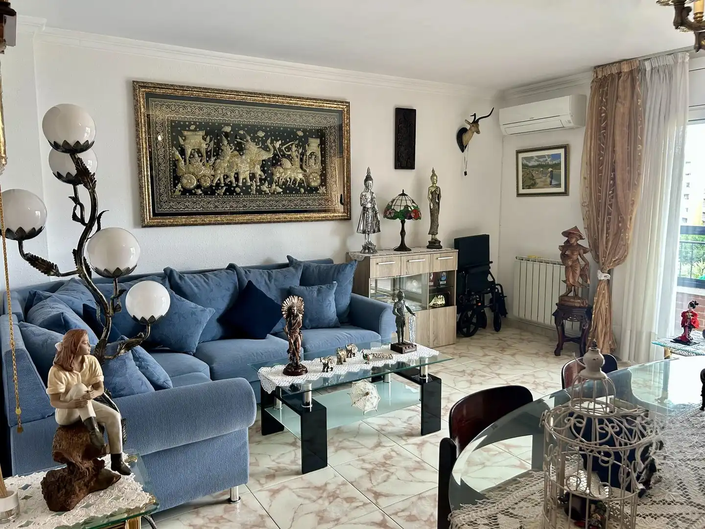 Sala de estar de Ático en venta en Mataró con Aire acondicionado, Calefacción y Trastero