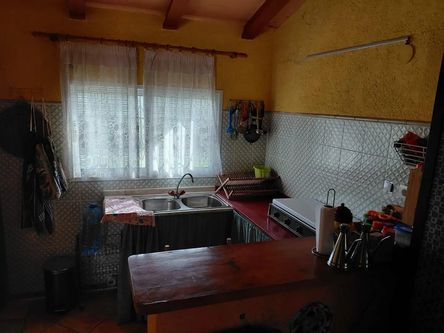 Cocina de Casa o chalet en venta en Castell de Castells con Jardín privado, Terraza y Amueblado