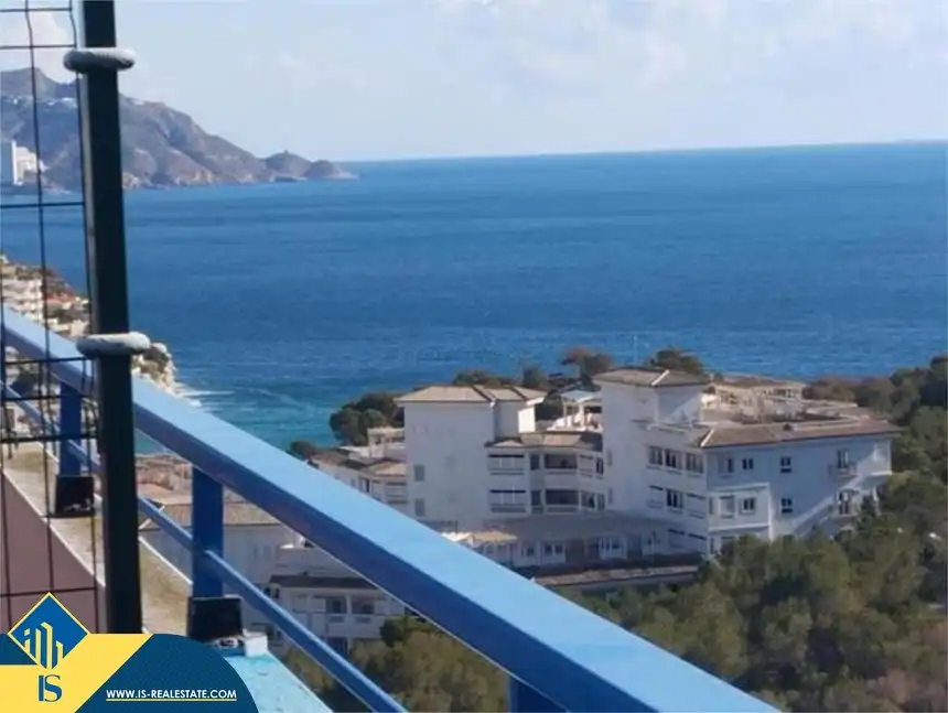 Vista exterior de Ático en venta en La Nucia con Terraza, Amueblado y Piscina comunitaria