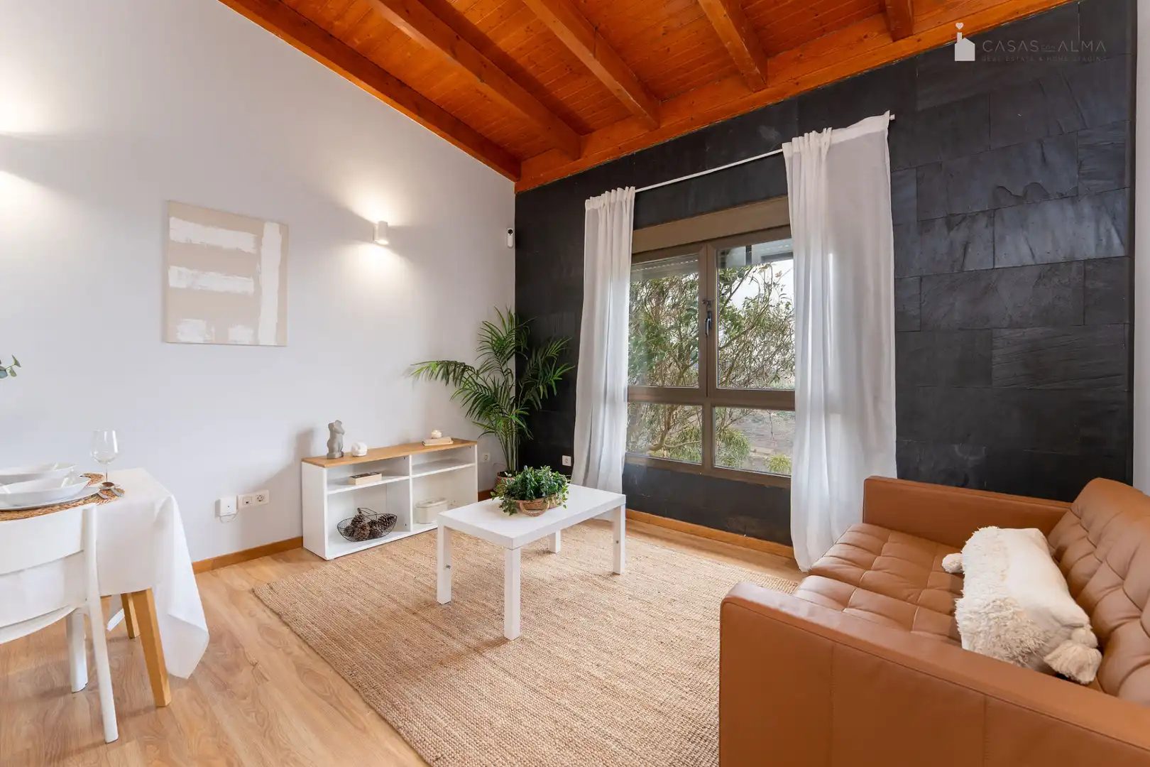 Sala de estar de Casa adosada en venta en Teror con Terraza, Horno y Lavadora