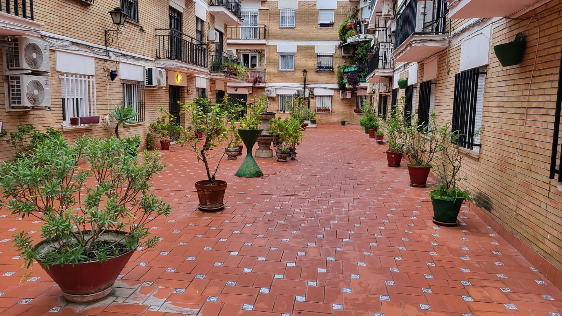 Exterior view of Flat for sale in  Sevilla Capital  with Air Conditioner, Parquet flooring and Terrace
