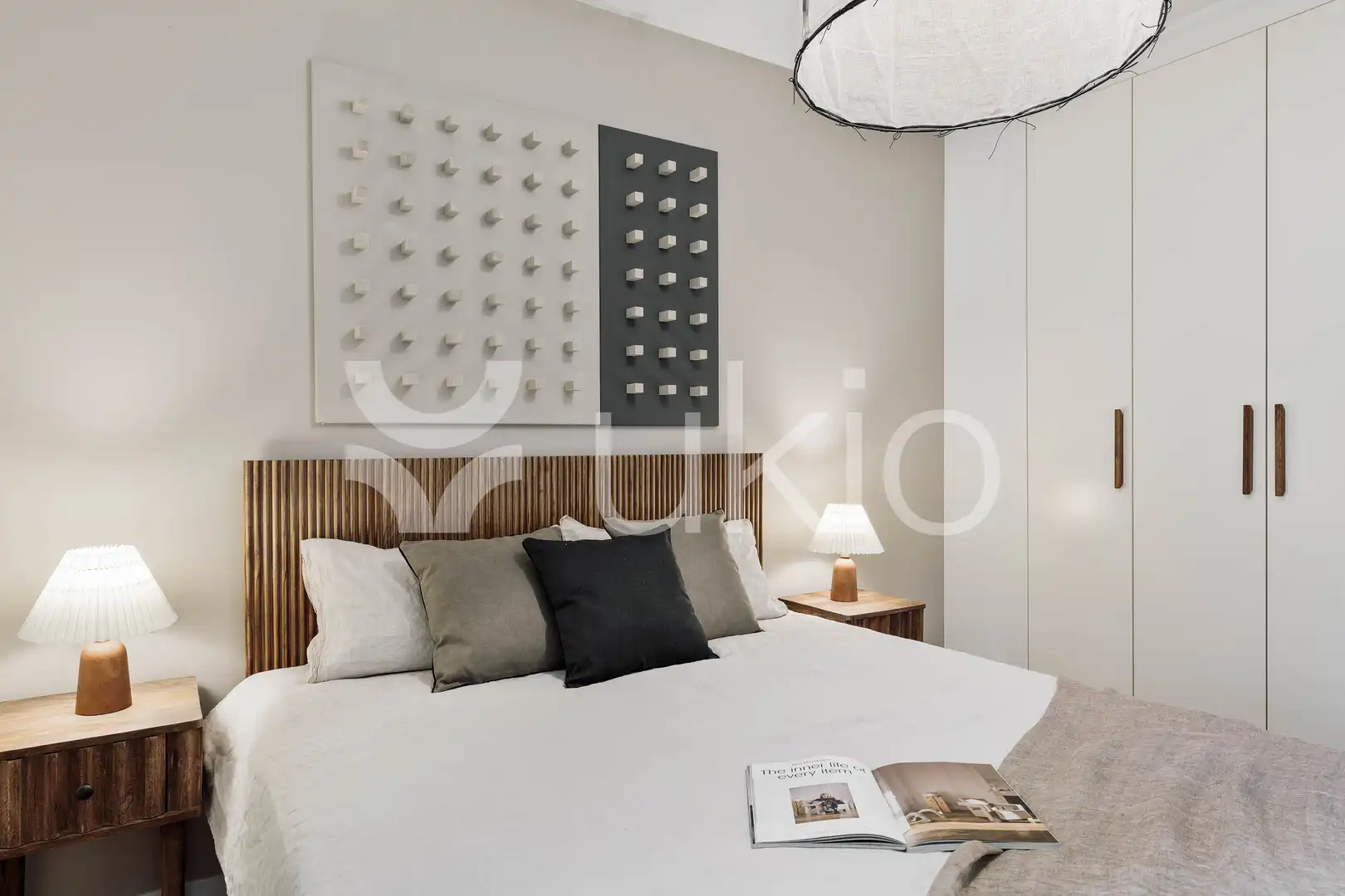 Habitación de Apartamento de alquiler en Barcelona con Aire acondicionado, Calefacción y Amueblado