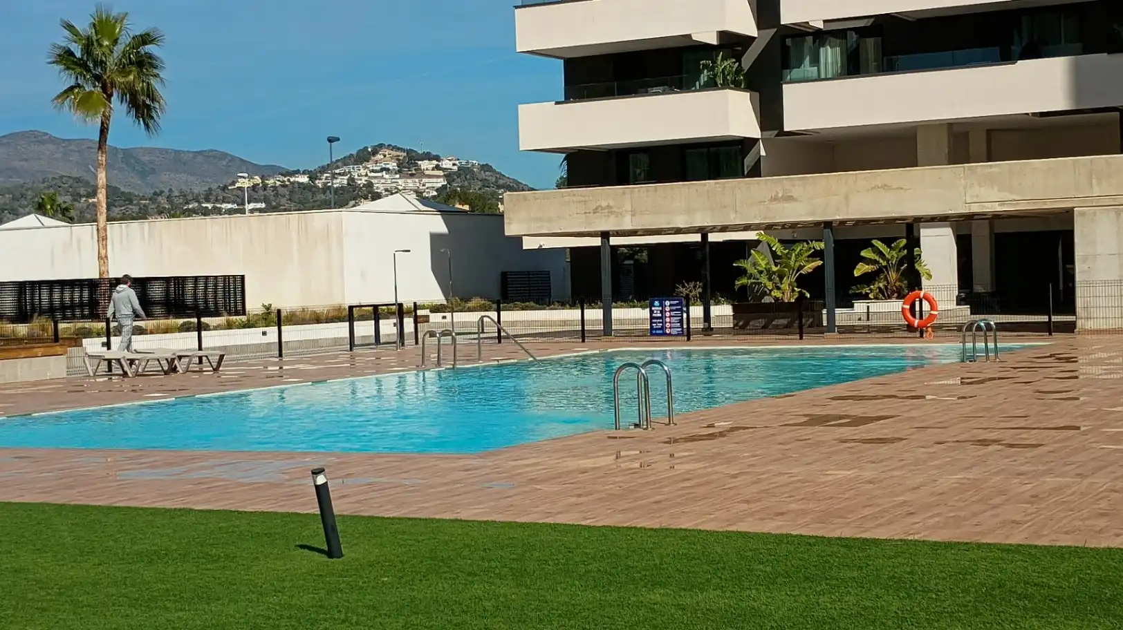 Swimming pool of Attic for sale in Calpe / Calp  with Air Conditioner, Heating and Private garden