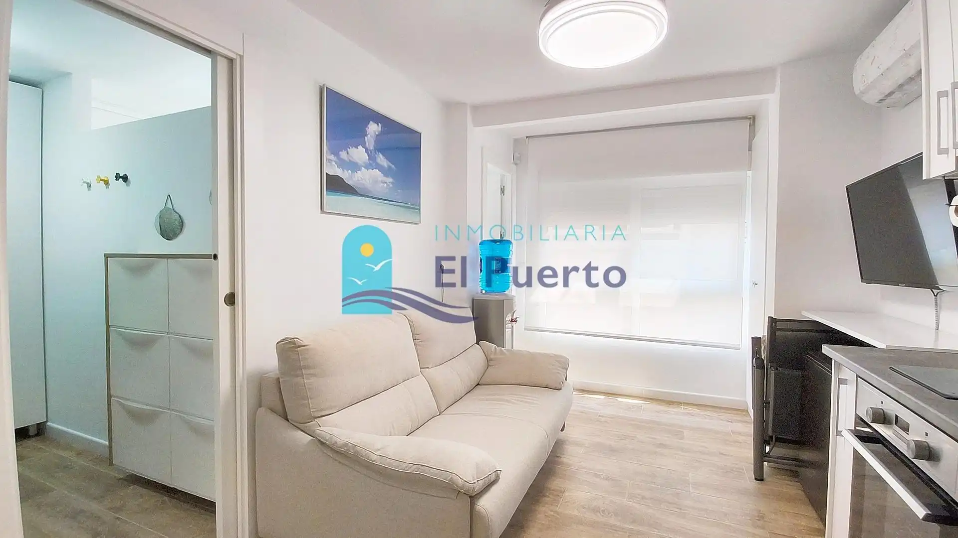 Sala de estar de Apartamento en venta en Mazarrón con Aire acondicionado, Calefacción y Amueblado