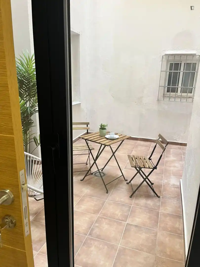 Terrassa de Apartament de lloguer en Valencia amb Aire condicionat, Moblat i Forn