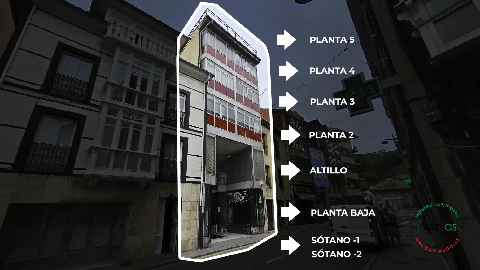 Vista exterior de Edifici en venda en Tineo
