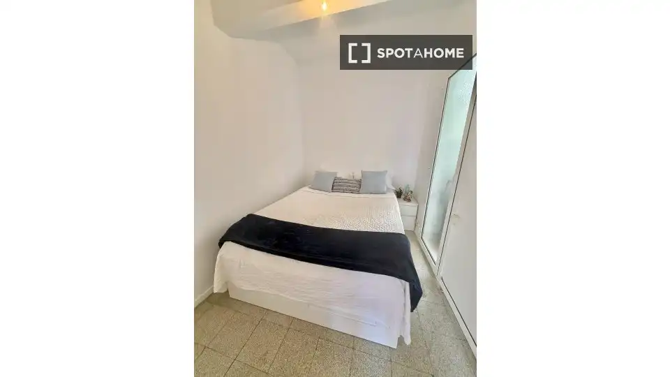 Schlafzimmer von Wohnung zur Miete in Barcelona mit Klimaanlage, Heizung und Möbliert