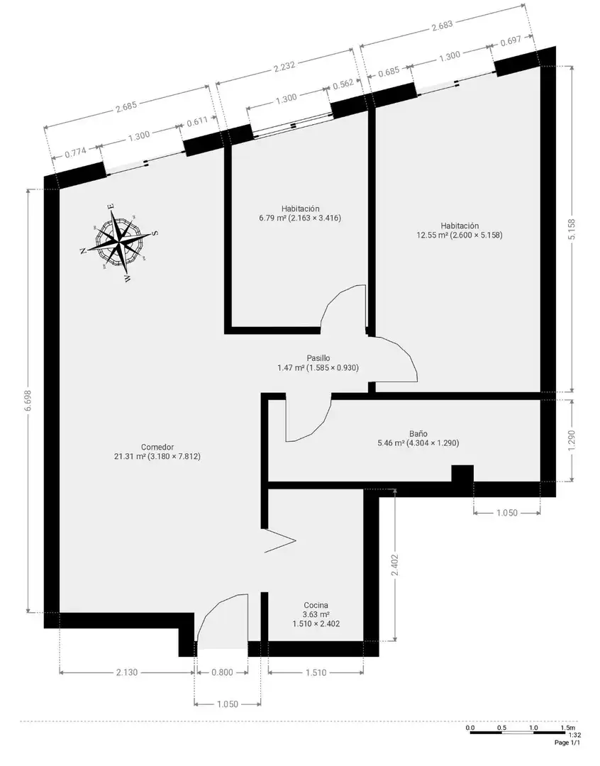 Flat for sale in Tarragona  with Air Conditioner, Terrace and Furnished