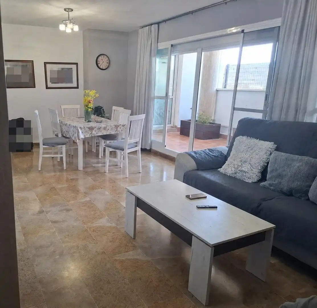 Sala de estar de Ático en venta en Málaga con Aire acondicionado, Terraza y Trastero