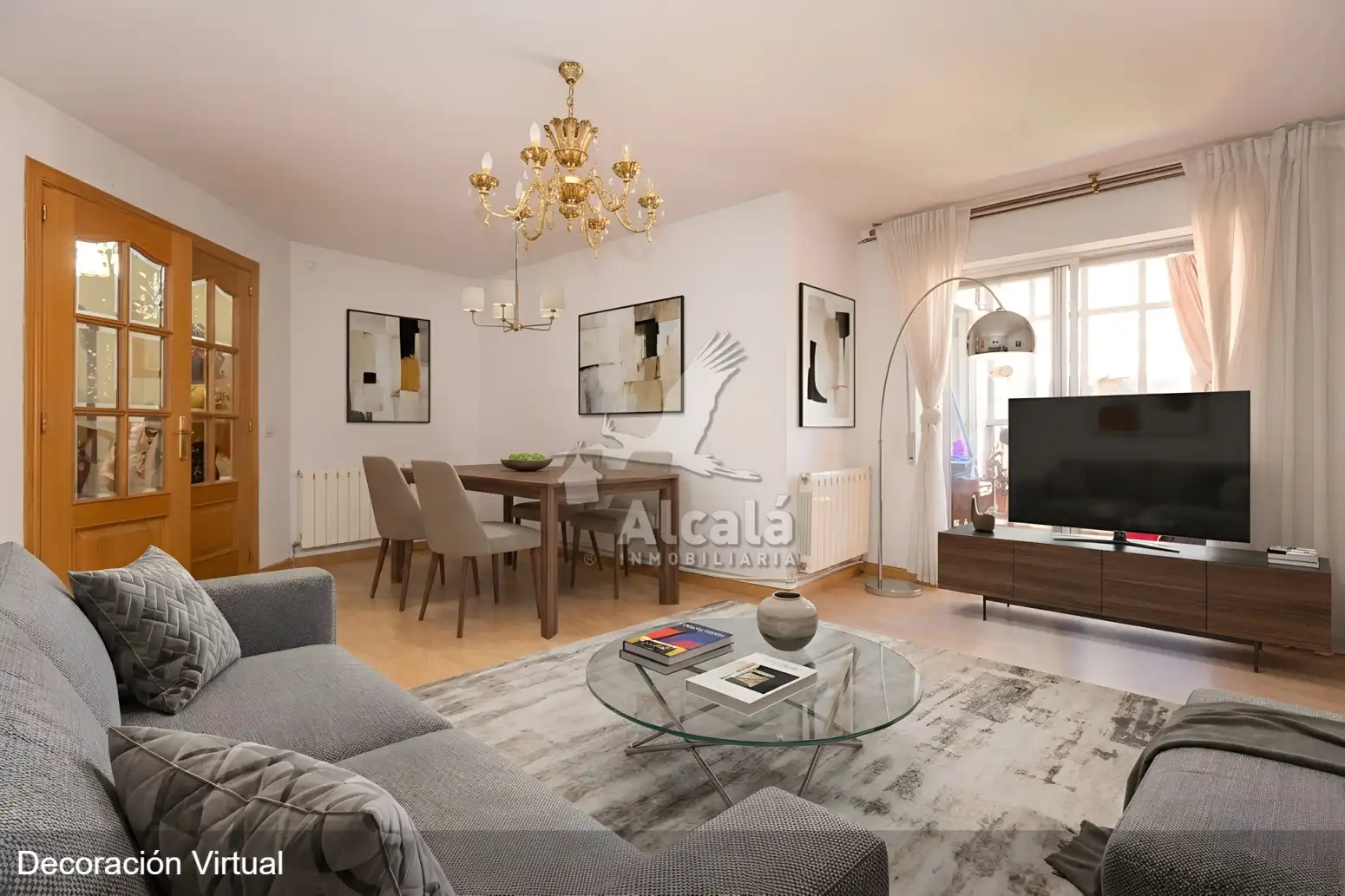 Sala de estar de Piso en venta en Madrid con Calefacción y Terraza